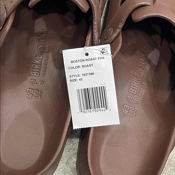 Birkenstock Men’s Boston Roast EVA in roast size43/mens 10 - Picture 2 of 13